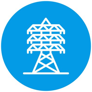 Bir güç pilonu simgesinin gösterimi