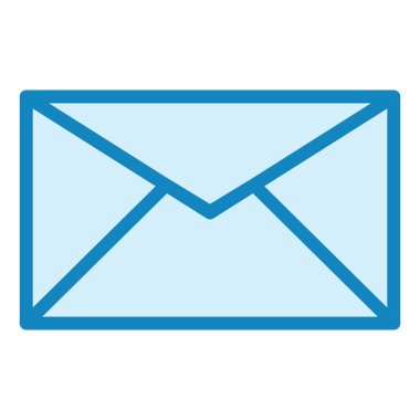 E-posta. Web simgesi basit illüstrasyon 