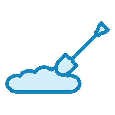 Kazıyorum. Web simgesi basit illüstrasyon 