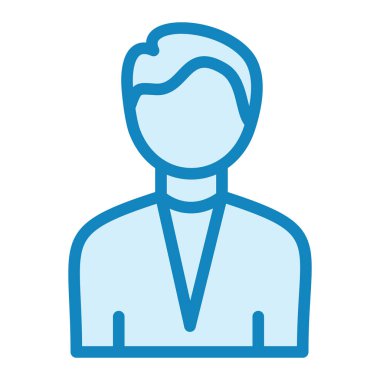 Sahibi. Web simgesi basit illüstrasyon