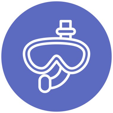 Tüplü dalış. Web simgesi