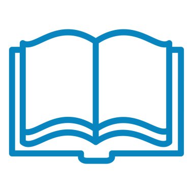 Kitap. Web simgesi basit illüstrasyon