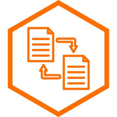 dosya belgesi simgesi, vektör illüstrasyonu