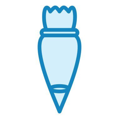 Pasta Torbası. Web simgesi basit illüstrasyon 