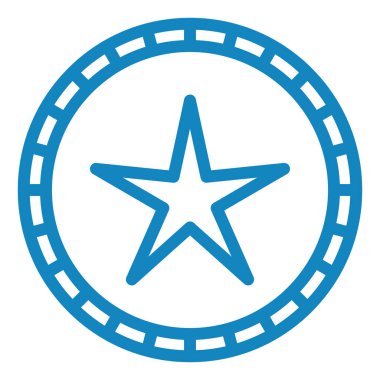 yıldız simgesi, vektör çizimi