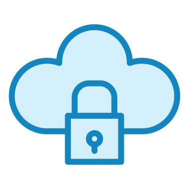 Bulut kilitlendi. Web simgesi