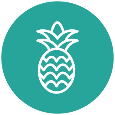 ananas vektör simgesi