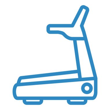 koşu bandı simgesi vektör çizimi