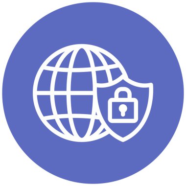 küresel ağ. Basit resimleme