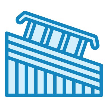 Demiryolu. Web simgesi basit illüstrasyon 