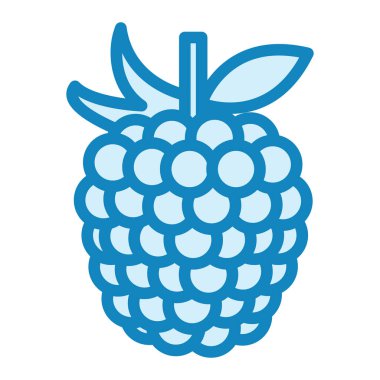 ahududu ikonu vektör çizimi 