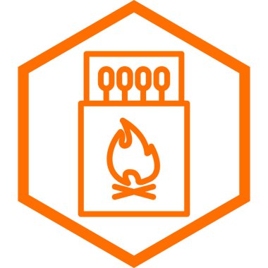 ateş alev ikonu vektör illüstrasyonuName