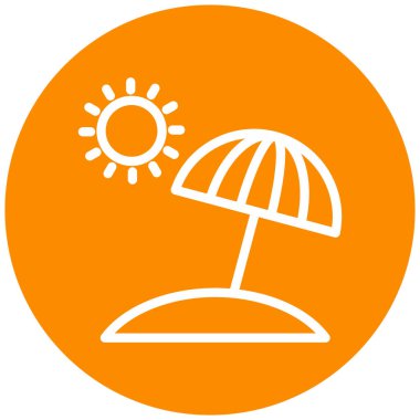 Güneş Simgesi Vektör illüstrasyonu