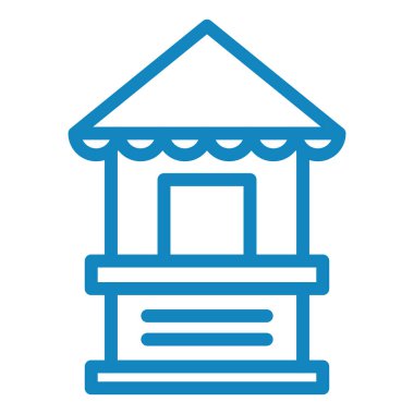 Basit depolama simgesinin vektör illüstrasyonu