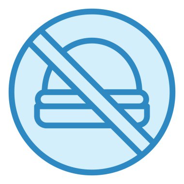 besin simgesi vektör illüstrasyonu yok