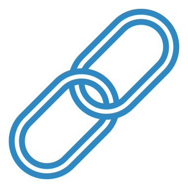 Bağlantı. Web simgesi basit illüstrasyon