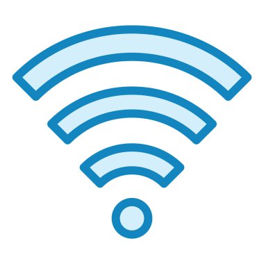 wifi modern ikon vektör çizimi