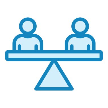 İstikrar. Web simgesi vektör illüstrasyonu 