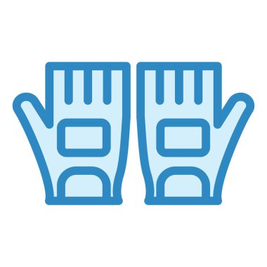 Spor Eldiveni simgesinin vektör illüstrasyonu