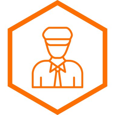 Bir insan simgesinin vektör illüstrasyonu