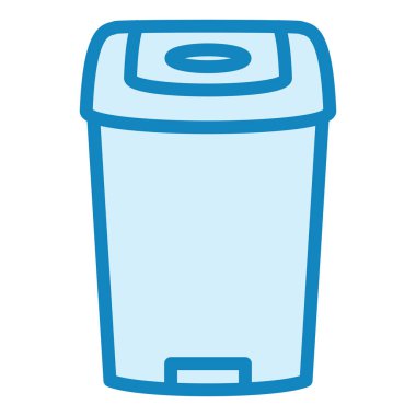 Çöp kutusu simgesi. özet vektör illüstrasyonu