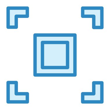 Tam Ekran 'ın vektör illüstrasyonu