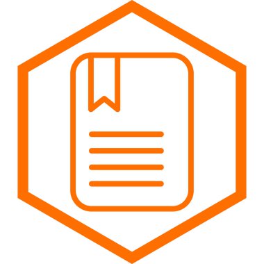 kitap simgesi, vektör illüstrasyonu