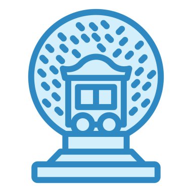 Kristal Top simgesinin vektör illüstrasyonu