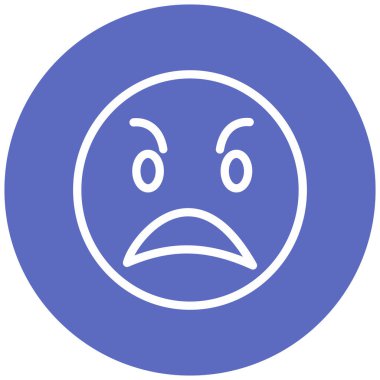 yüz simgesi, vektör illüstrasyonu 