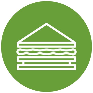 Kek. Web simgesi basit tasarım