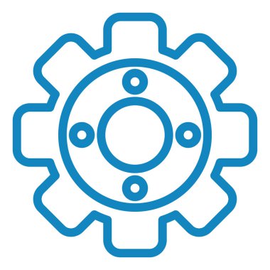 Teçhizat Web simgesi basit illüstrasyon