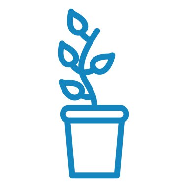 bitki simgesi vektör illüstrasyonu