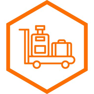 Tek bir simgenin vektör illüstrasyonu