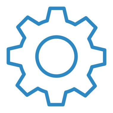 Teçhizat Web simgesi basit illüstrasyon