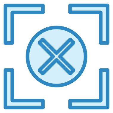 Tarama reddedildi. Web simgesi basit illüstrasyon