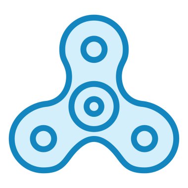 Spinner modern simge vektör çizimi