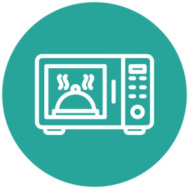 Mikrodalga fırın. Basit resimleme