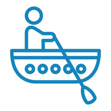 tekne ikonu vektör illüstrasyonu