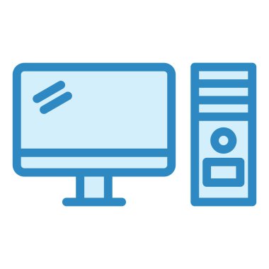 bilgisayar simgesi vektör illüstrasyonu