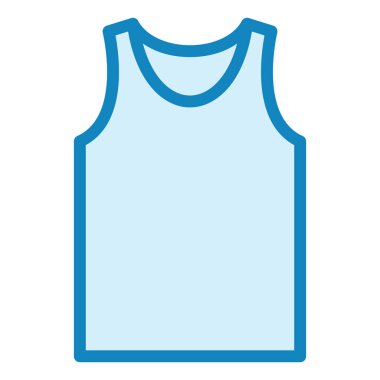  Tank Top modern ikon vektör illüstrasyonu  