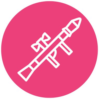 roket ikonu vektör illüstrasyonu