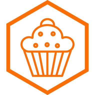 Tatlım. Web simgesi basit illüstrasyon