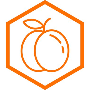 projeniz için turuncu çizgi simgesi