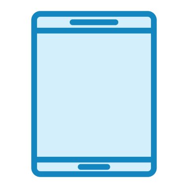 tablet. Web simgesi basit illüstrasyon