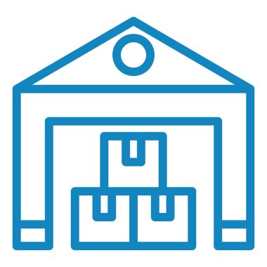 lojistik simge, vektör illüstrasyonu