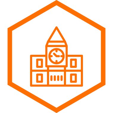 Yapı simgesinin vektör illüstrasyonu