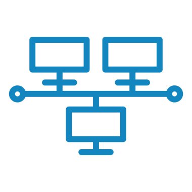 şebeke. Web simgesi basit illüstrasyon