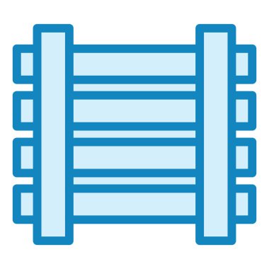 Sandık simgesinin vektör illüstrasyonu