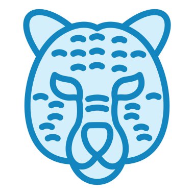 Jaguar modern ikon vektör çizimi 