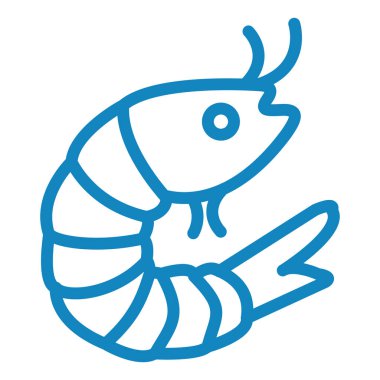 balık simgesi vektör illüstrasyonu